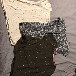 Set of three Boden shirts size small/6 US